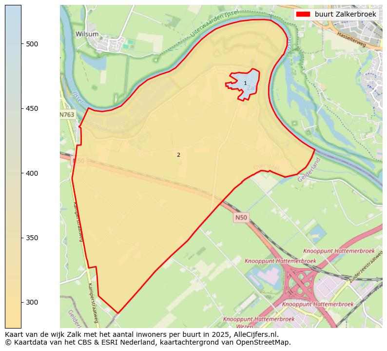 Afbeelding van de buurt Zalkerbroek op de kaart.
