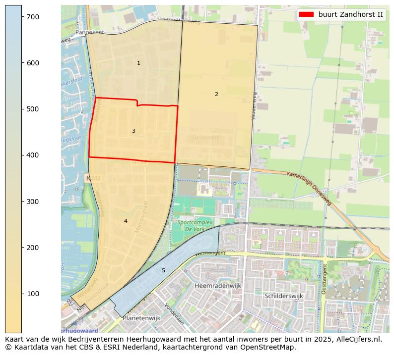 Afbeelding van de buurt Zandhorst II op de kaart.