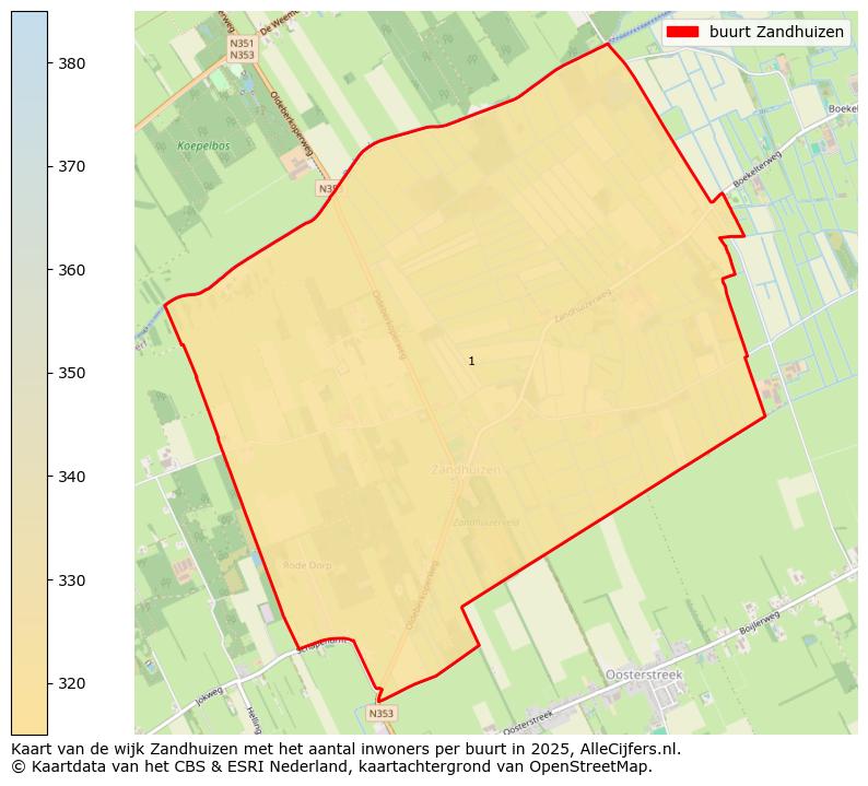Afbeelding van de buurt Zandhuizen op de kaart.