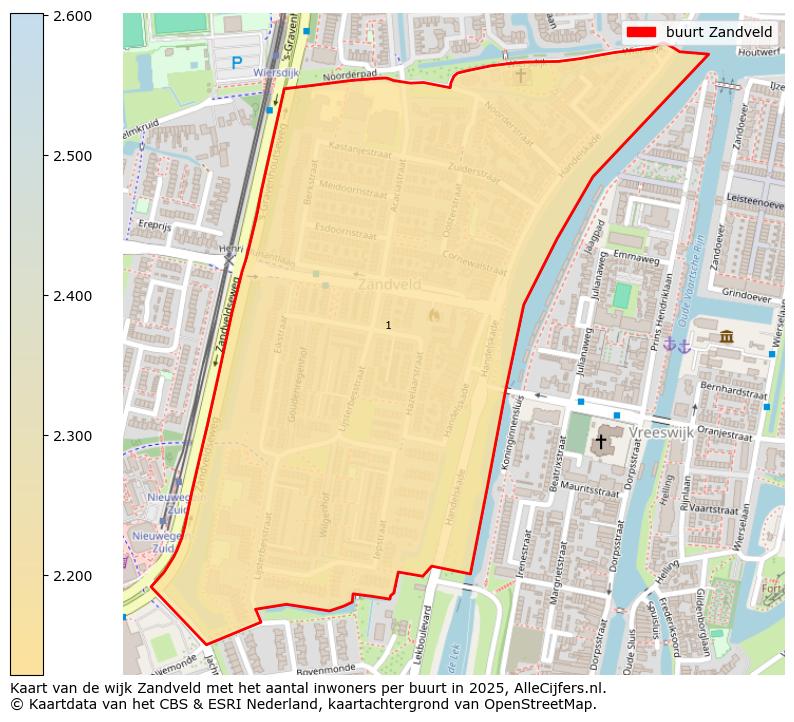Afbeelding van de buurt Zandveld op de kaart.