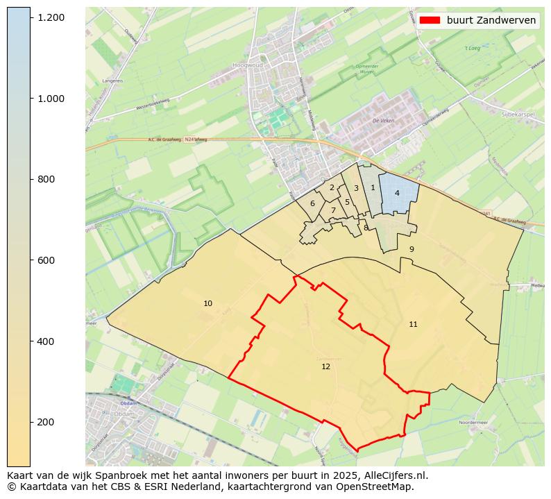 Afbeelding van de buurt Zandwerven op de kaart.