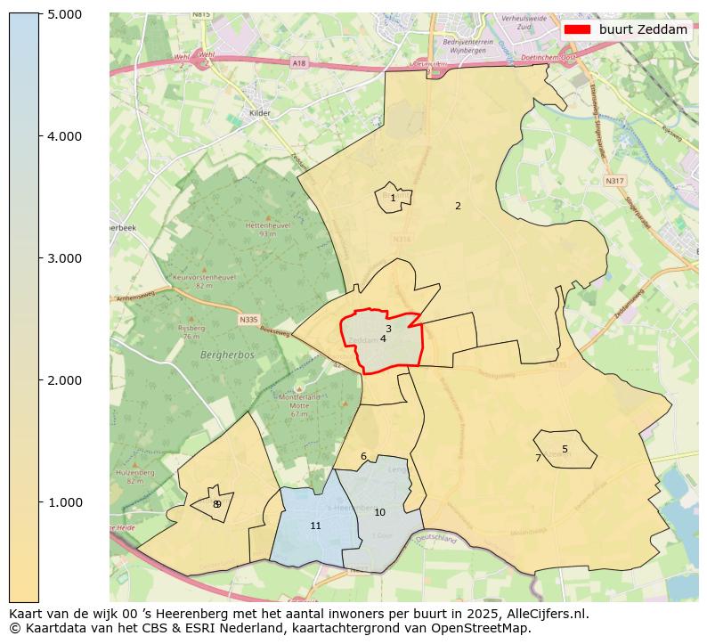 Afbeelding van de buurt Zeddam op de kaart.
