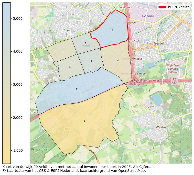 Afbeelding van de buurt Zeelst op de kaart.