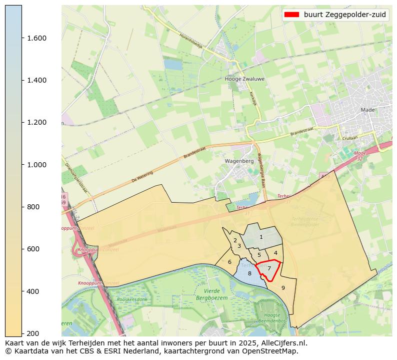 Afbeelding van de buurt Zeggepolder-zuid op de kaart.