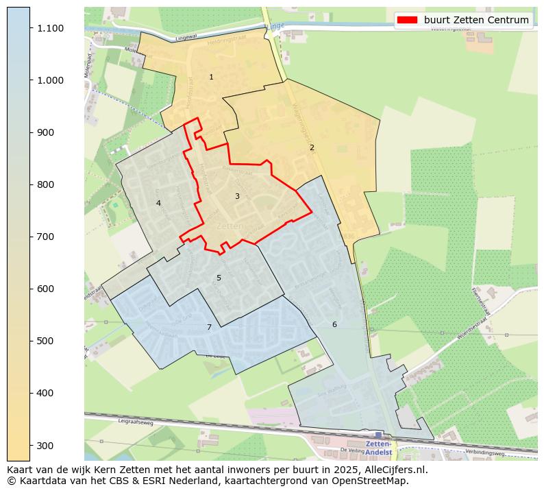 Afbeelding van de buurt Zetten Centrum op de kaart.