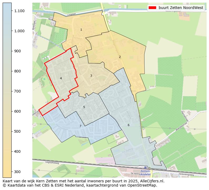 Afbeelding van de buurt Zetten NoordWest op de kaart.