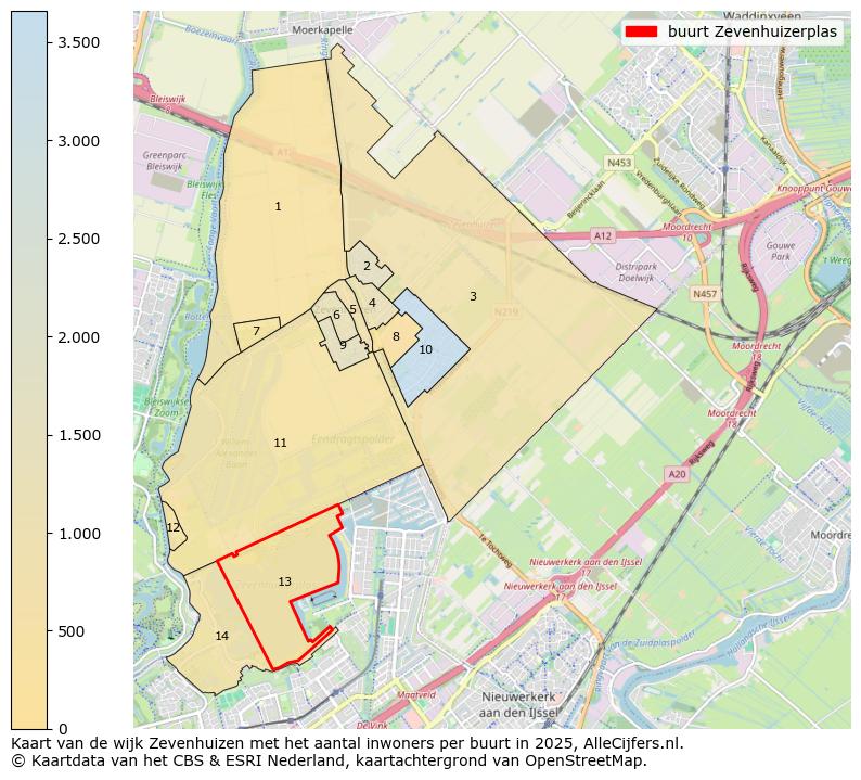 Afbeelding van de buurt Zevenhuizerplas op de kaart.