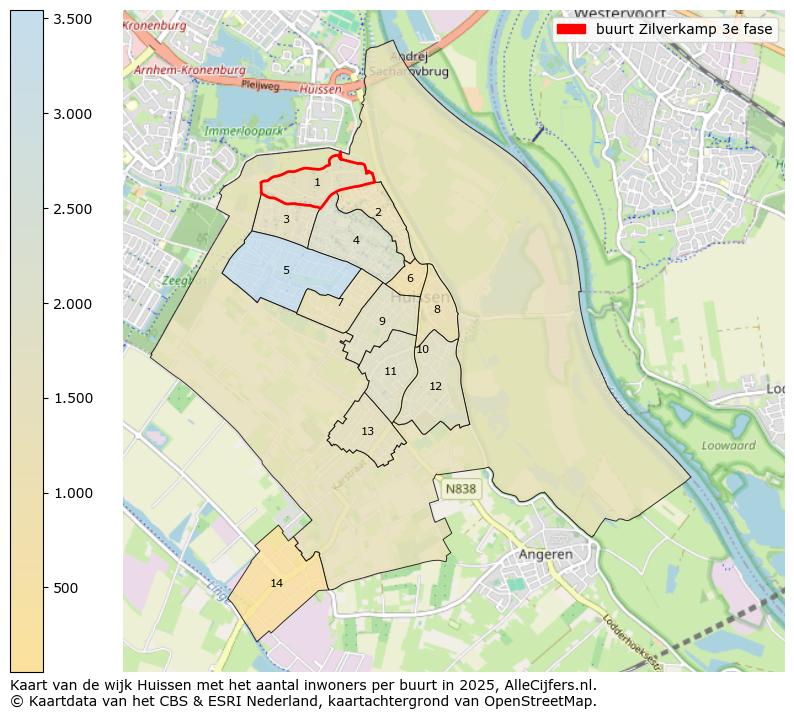 Afbeelding van de buurt Zilverkamp 3e fase op de kaart.