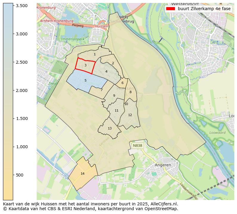 Afbeelding van de buurt Zilverkamp 4e fase op de kaart.