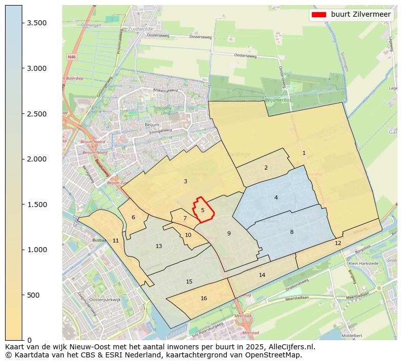 Afbeelding van de buurt Zilvermeer op de kaart.