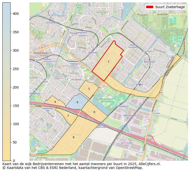 Afbeelding van de buurt Zoeterhage op de kaart.