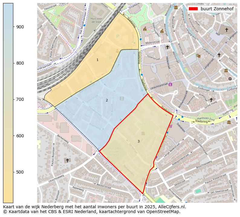 Afbeelding van de buurt Zonnehof op de kaart.