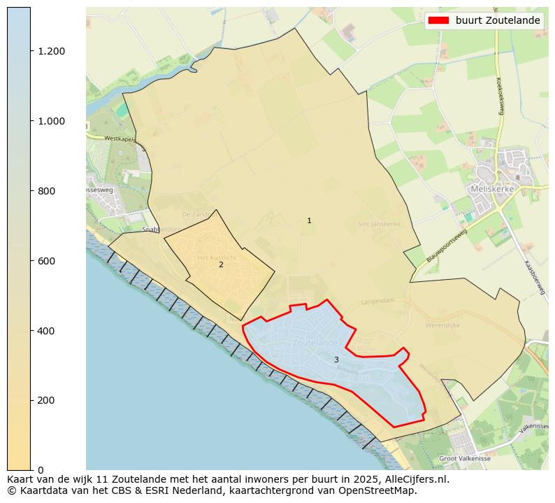 Afbeelding van de buurt Zoutelande op de kaart.