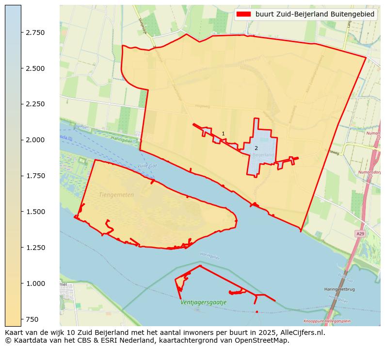 Afbeelding van de buurt Zuid-Beijerland Buitengebied op de kaart.
