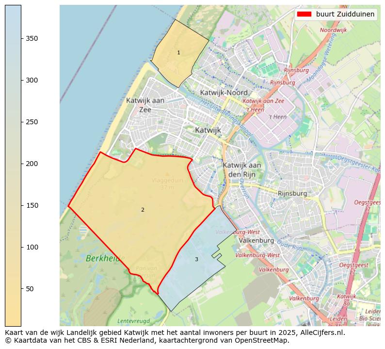 Afbeelding van de buurt Zuidduinen op de kaart.