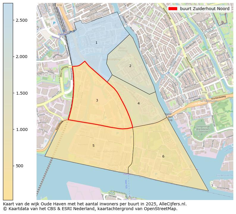 Afbeelding van de buurt Zuiderhout Noord op de kaart.