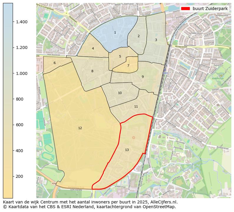 Afbeelding van de buurt Zuiderpark op de kaart.