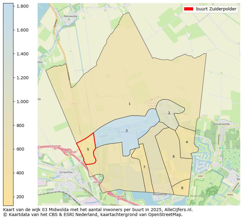 Afbeelding van de buurt Zuiderpolder op de kaart.