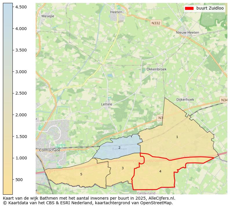 Afbeelding van de buurt Zuidloo op de kaart.
