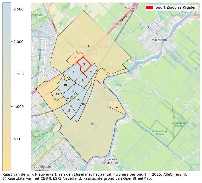Afbeelding van de buurt Zuidplas Kruiden op de kaart.