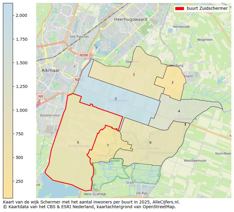 Afbeelding van de buurt Zuidschermer op de kaart.
