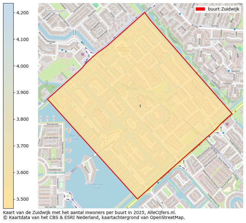 Afbeelding van de buurt Zuidwijk op de kaart.