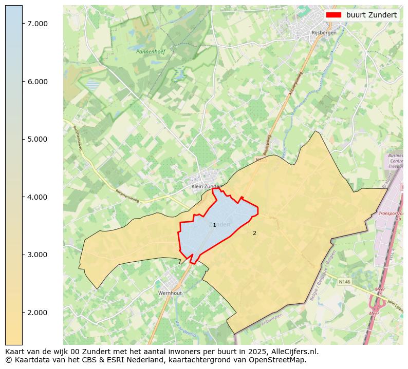 Afbeelding van de buurt Zundert op de kaart.