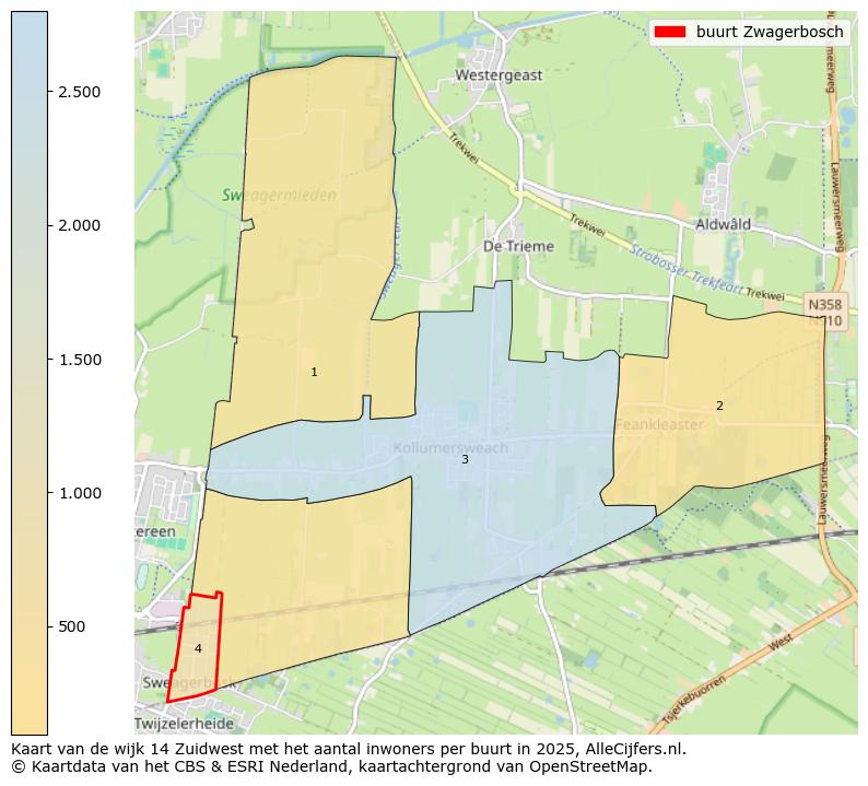 Afbeelding van de buurt Zwagerbosch op de kaart.