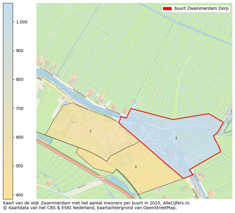 Afbeelding van de buurt Zwammerdam Dorp op de kaart.