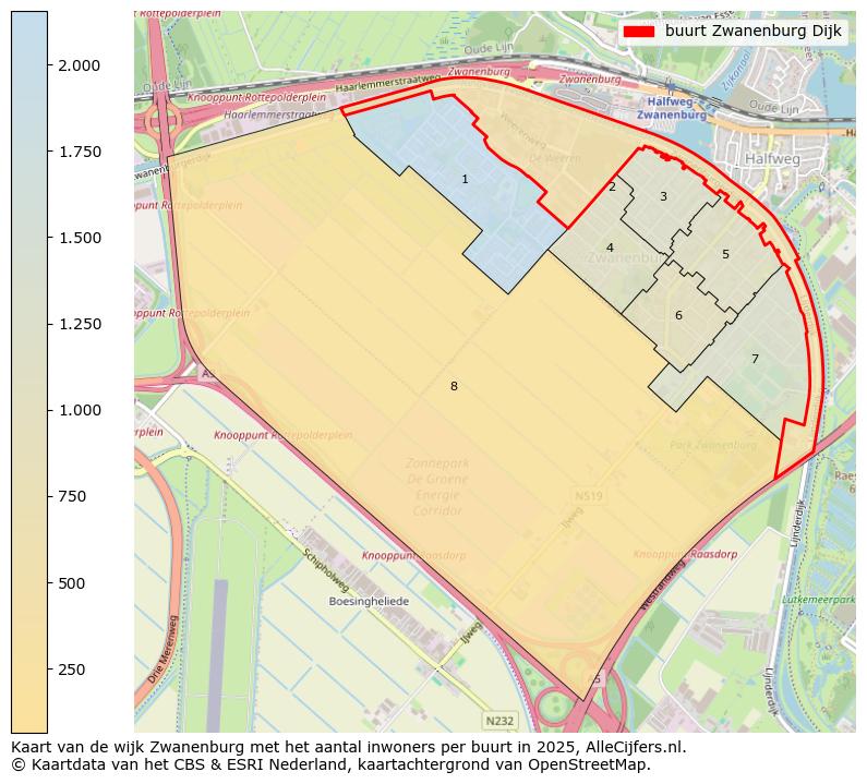 Afbeelding van de buurt Zwanenburg Dijk op de kaart.