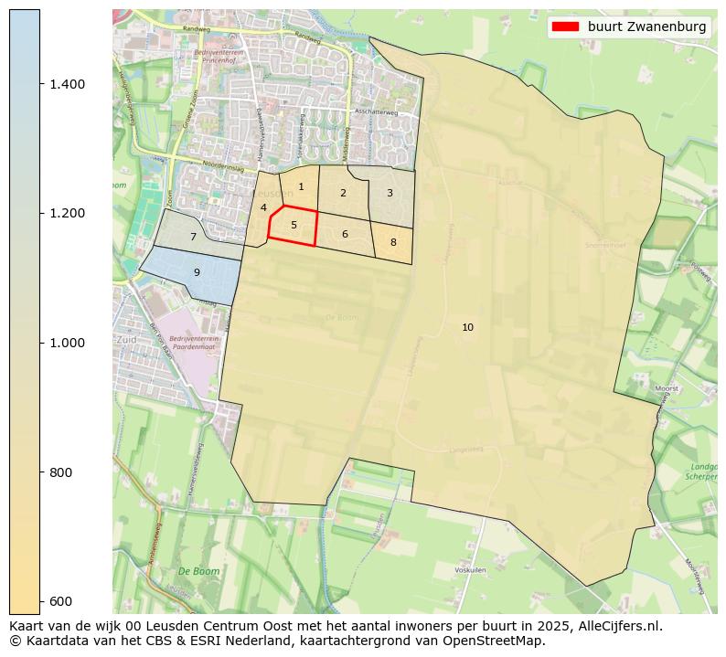 Afbeelding van de buurt Zwanenburg op de kaart.