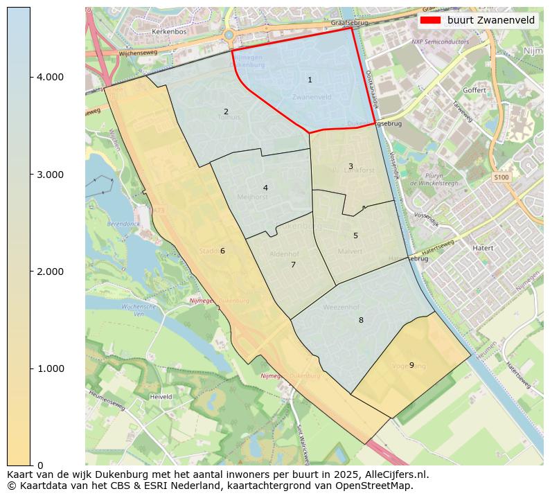 Afbeelding van de buurt Zwanenveld op de kaart.