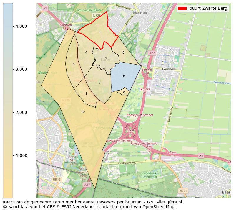 Afbeelding van de buurt Zwarte Berg op de kaart.