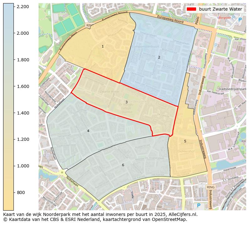 Afbeelding van de buurt Zwarte Water op de kaart.