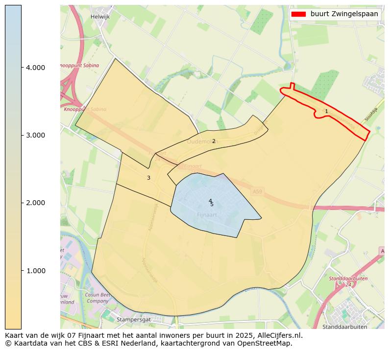 Afbeelding van de buurt Zwingelspaan op de kaart.
