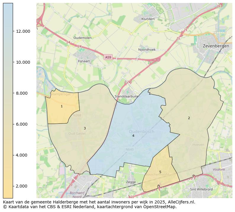 Afbeelding van de gemeente Halderberge op de kaart.