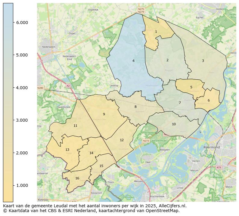 Afbeelding van de gemeente Leudal op de kaart.