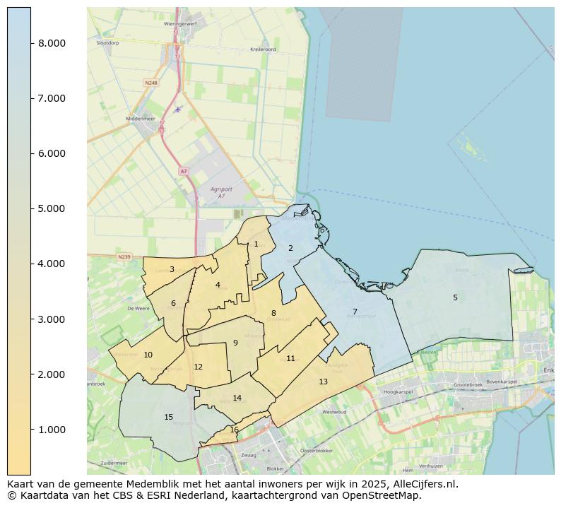 Afbeelding van de gemeente Medemblik op de kaart.