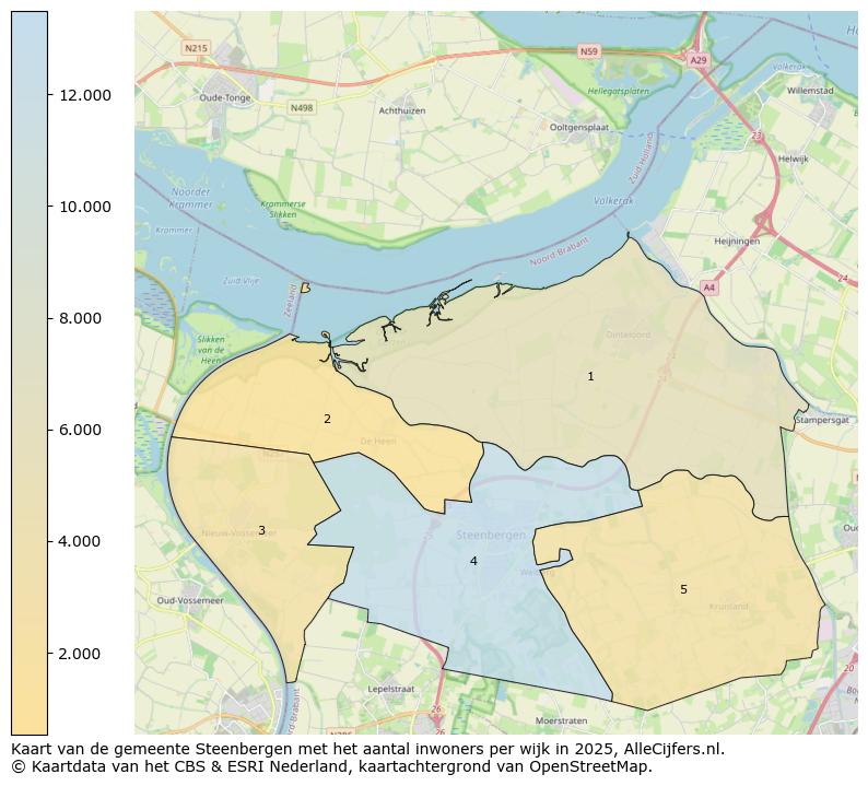 Afbeelding van de gemeente Steenbergen op de kaart.