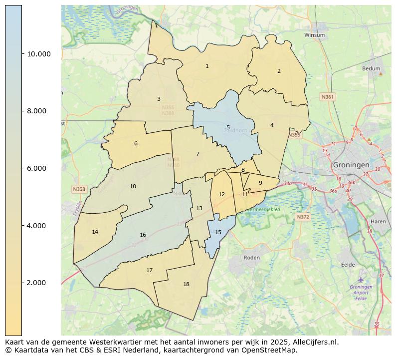 Afbeelding van de gemeente Westerkwartier op de kaart.