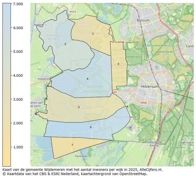Afbeelding van de gemeente Wijdemeren op de kaart.