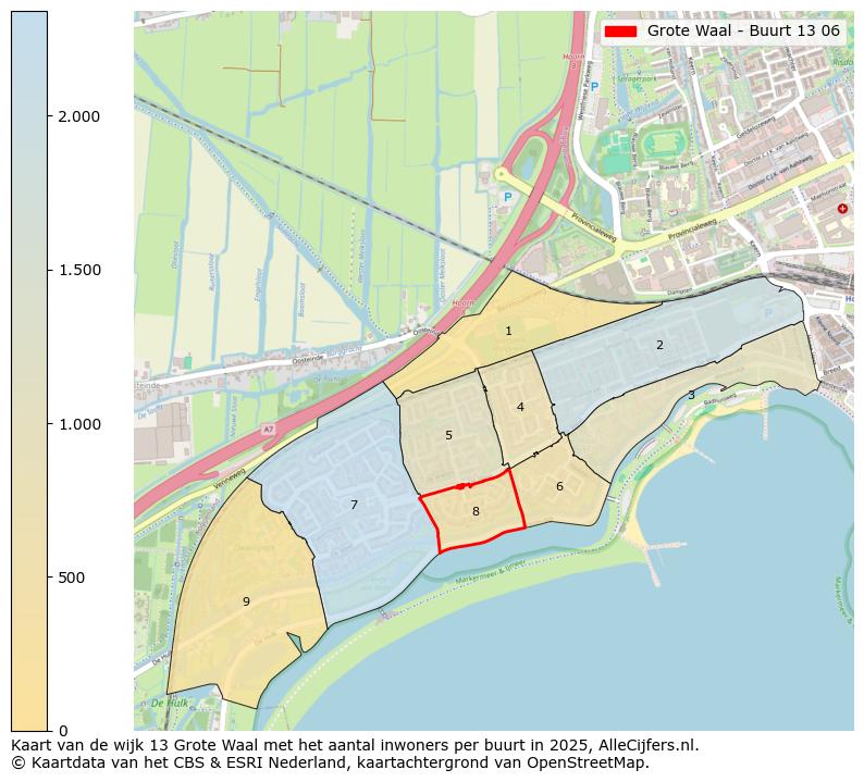 Afbeelding van de Grote Waal - Buurt 13 06 op de kaart.