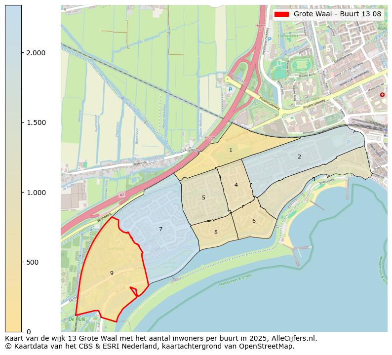 Afbeelding van de Grote Waal - Buurt 13 08 op de kaart.