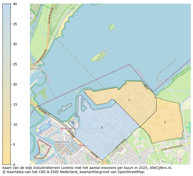 Afbeelding van de wijk Industrieterrein Lorentz op de kaart.