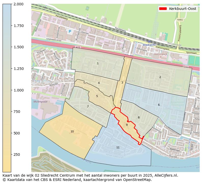 Afbeelding van de Kerkbuurt-Oost op de kaart.