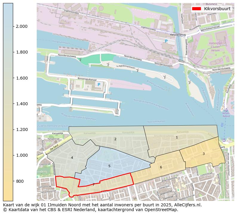 Afbeelding van de Kikvorsbuurt op de kaart.