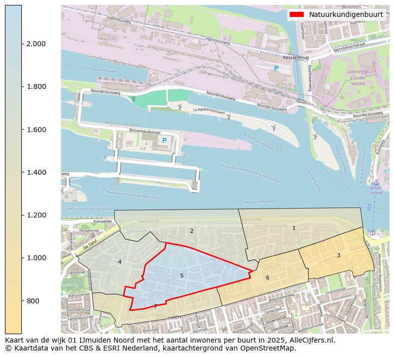 Afbeelding van de Natuurkundigenbuurt op de kaart.