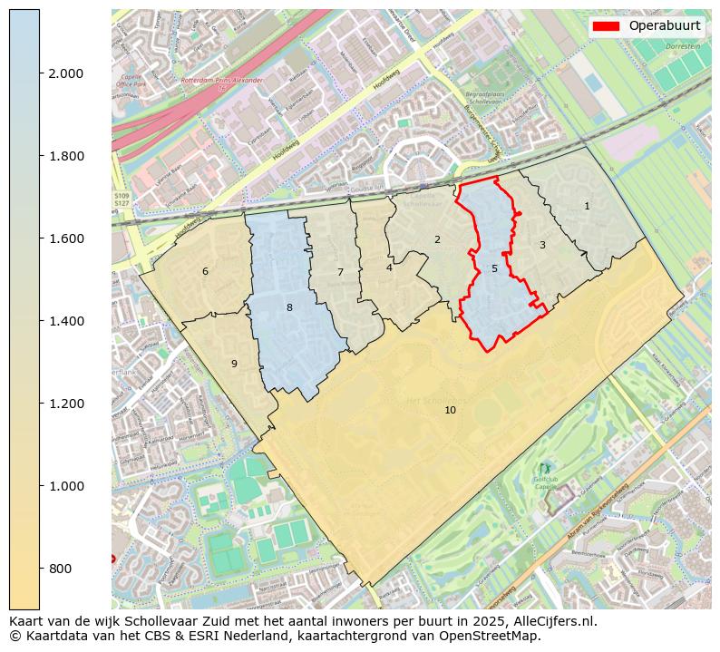 Afbeelding van de Operabuurt op de kaart.