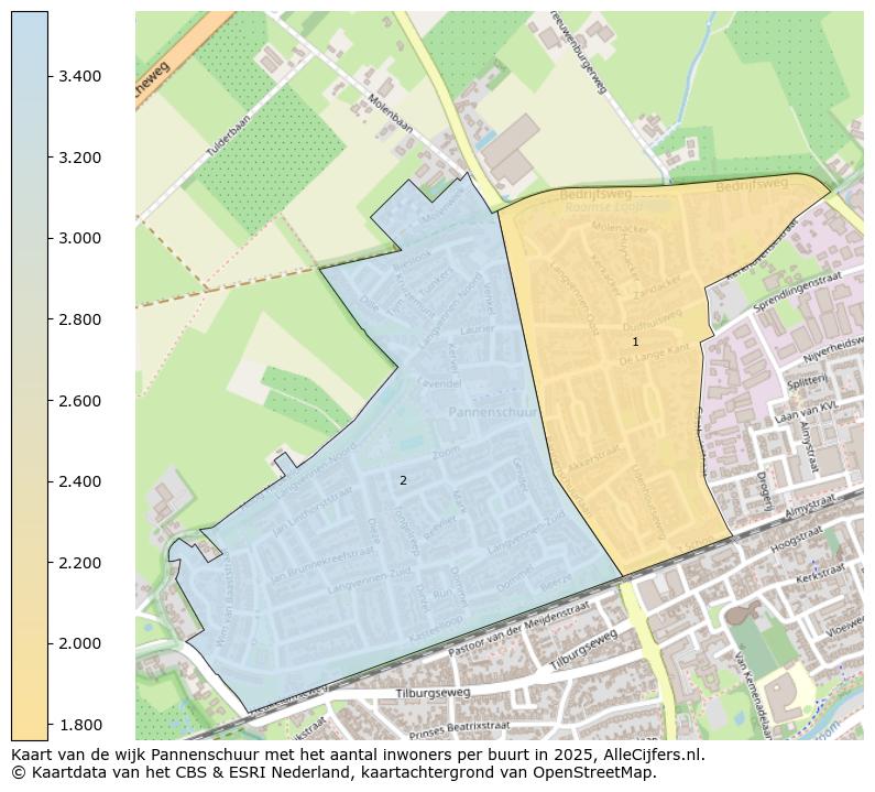 Afbeelding van de wijk Pannenschuur op de kaart.