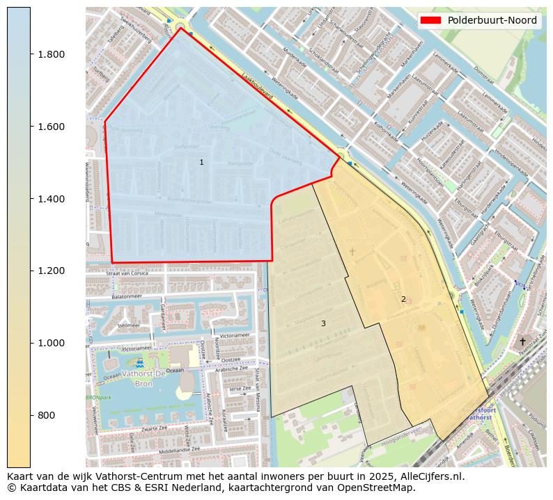 Afbeelding van de Polderbuurt-Noord op de kaart.